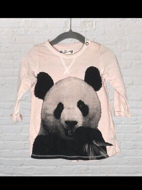 H&M Panda Graphic Tunic